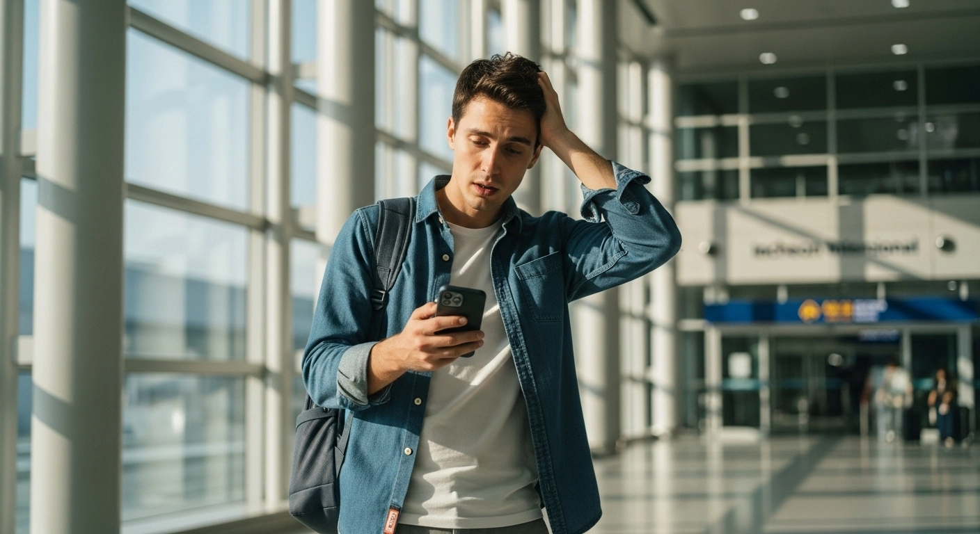 Korean SIM card for foreigners - traveler at Incheon Airport considering mobile options